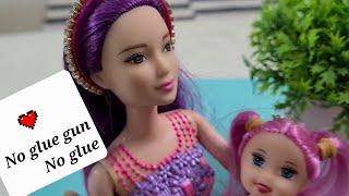 Easy Miniature Barbie accessories you can DIY | real #5-minutecrafts | Barbiecraft | #shorts