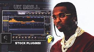 Making a HARD Uk/Ny Drill Beat using only STOCK FL Studio Plugins | FL Studio Stock Plugin Challenge