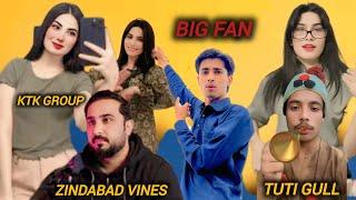 Fan with zindabad vines or tuti gull vines | Sara,Mano, Nimra,alya Ktk video | Pashto New video 2025