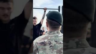 Green Beret with 20th Special Forces Group evaluates a recruit on max pull-ups #Army #SpecialForces