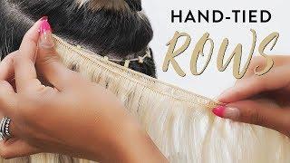 Hand-Tied Rows: Lightweight and Comfortable Hair Extensions