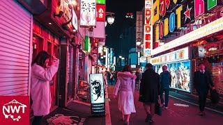 Night Streets In Tokyo Shinjuku Kabukicho 24/7 City 4K