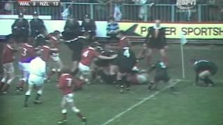 1972 Rugby Union Test Match: Wales vs New Zealand All Blacks (highlights)