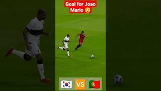 Portugal's Joao Mario scores against Korea #fifaworldcup #shorts #qatar2022 #footballshorts