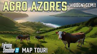 THIS IS DIFFERENT!! ‘NEW’ MOD MAP “AGRO AZORES” TOUR! ON Farming Simulator 22 (Review) PS5.