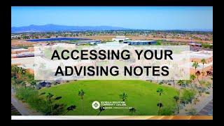 Advising Notes - Estrella Mountain Community College Advisement