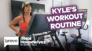 Kyle Richards Walks Us Through Her Typical Workout | RHOBH (S14) | Bravo