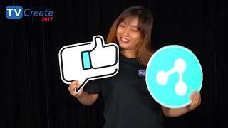 TỰ TIN SÁNG TẠO, ĐĂNG KÍ NGAY TVCREATE2017!!!