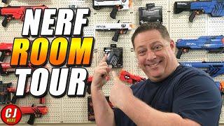 Nerf Gun Room Tour | 2018 Studio Walkthrough