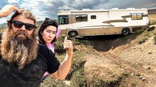 No One Else Could Rescue This RV… With out Ripping The Bumper Off!!