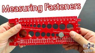 How to Measure Bolts, Nuts and Screws Using a Thread Gauge Size Tool