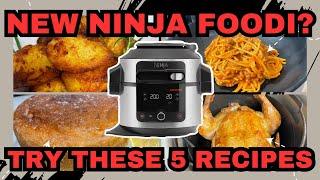 NEW NINJA FOODI? 5 RECIPES TO TRY FIRST .....Easy recipes for Beginners