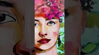 A portrait with a deep gaze holds a mystical, haunting allure. AgnesKokotstudio.com