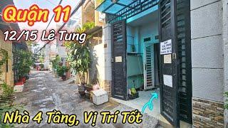 Quận 11 | Cô Lớn Tuổi Cần Bán Nhà 4 Tầng đối diện tòa nhà PARKSON Flemington & LotteMart