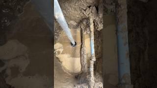 Quick 1 1/2” hot water line repair under slab :)