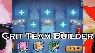 CRIT TEAM BUILDER! S TO SSS! - DRAGON BALL IDLE