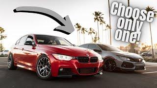 BMW 335I OR CIVIC! WHICH WOULD YOU CHOOSE?