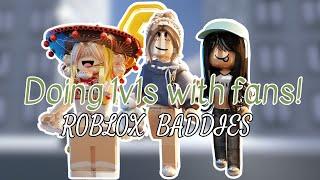 Doing 1v1s with my fans using fist only in ROBLOX BADDIES!