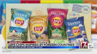 Lays chips create flavors inspired by foreign countries