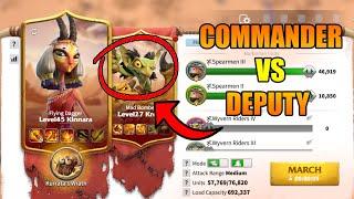 What's The Difference Between Commander And Deputy Call Of Dragons