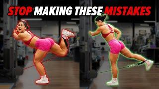 WHY YOU CAN'T FEEL THESE 4 EXERCISES IN YOUR GLUTES...