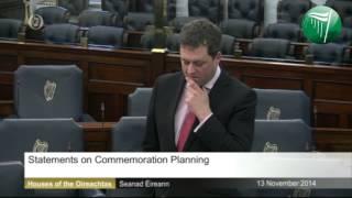 Senator Thomas Byrne    Statement on 1916 Commeration