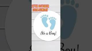 #Welcome #Newbaby I am thrilled to announce that we are blessed with Boy Baby last Sunday 27th Oct 