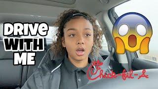 Drive With Me to School *i was so scared* | LexiVee03