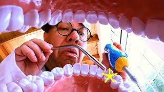 Last to Leave the Dentist Ellie vs Jimmy | Ellie Sparkles | WildBrain Zigzag