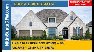 Want Your Dream Home in Celina TX? Watch This Mosaic Homes Tour Now | 216 Plan By Highland Homes