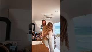 Making the most out of the stormy days ️ #moody #island #van #vanlife #cooking #dinner