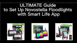 ULTIMATE Guide to Set Up Novostella Smart Floodlights to the Smart Life App