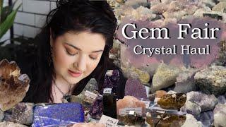 CRYSTAL SHOW & HAUL // visiting my local gem fair 2021