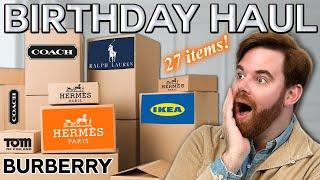 Massive Luxury Birthday Haul Hermes, Coach, Burberry and More!