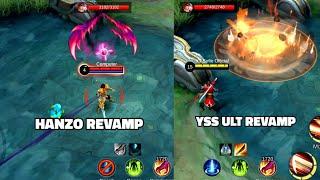 Hanzo & YSS Revamped Update New Skills | MLBB