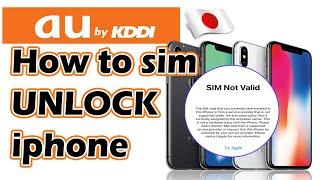 AU KDDI iphone sim unlocking