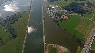 National Olympic Rowing Centre. Zaslavl, Belarus / Гребной канал, Заславль аэросъемка