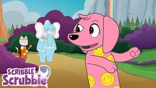 Wizards, Dragons, A Rescue!  Crayola Scribble Scrubbie Pets | Cartoons for Kids