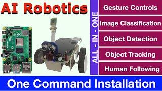 AI Robotics - Machine Learning Projects with RaspberryPi, Tensorflow Lite & Teachable Machine