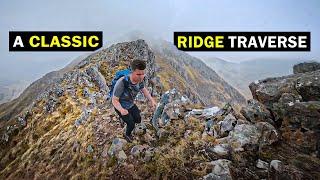 Hiking the 5 Sisters of Kintail Ridge Traverse, Scotland