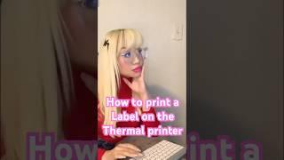 How to Print a Label on a Thermal Printer from Mercari #reseller