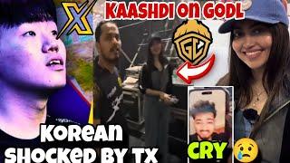 Korean Team Shocked By TX  Kaash On GodL  Scout Cry 