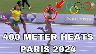 Michael Norman, Quincy Hall, Kirani James Dominate Men’s 400 Meter Heats at Paris Olympic Games 2024