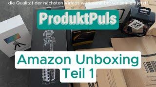 Unboxing Amazon Paket: Welche Tech-Gadgets sind im Paket? | ProduktPuls #1 