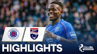 Rangers 6-0 Ross County | Matondo Shines As Rangers Dismantle County | William Hill Premiership