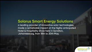 Solarus - the hot water solution @The Hotelshow Africa