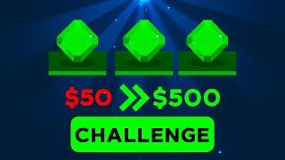 $50 TO $500 CHALLENGE on STAKE