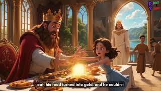 King Midas and His Golden Touch | Bed time Moral Story for Kids, Babies, Toddlers, Children