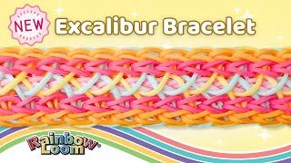 NEW Excalibur Rainbow Loom Bracelet Tutorial by Angelynn (TutorialsByA™) - Advanced Level Design