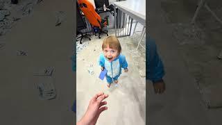 Cure baby just took and threw away the phone‍️ cat mode baby️
